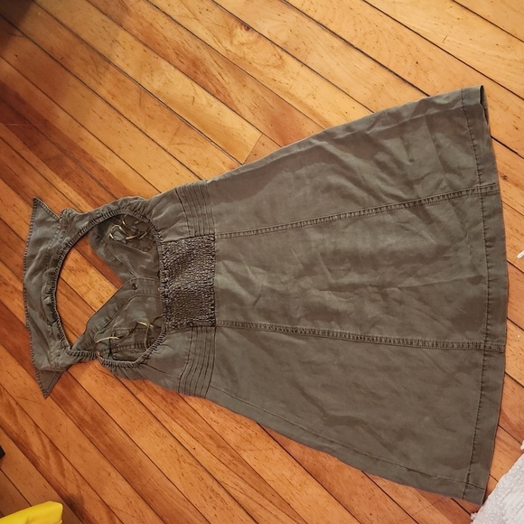 Oliver green Guess halter mini dress - Picture 5 of 7